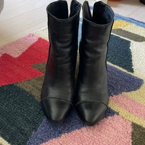 Black ABLE Ankle Boots like new!